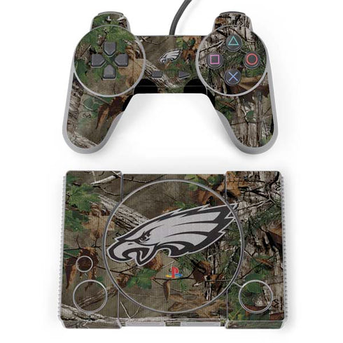 NFL Philadelphia Eagles Realtree Xtra Green Camo PlayStation Classic Bundle Skin